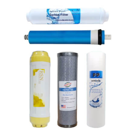 ไส้กรองน้ำ 5 ขั้นตอน UNI PURE รุ่น FUB5S-RO75G (RO 75GPD)_1